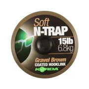 Fir Textil Cu Camasa Korda N-Trap Soft Coated Hooklink Gravel Brown, 20m