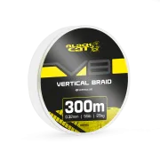 Fir Textil Somn Black Cat V8-Line – 300m, 0,32mm si 0,41mm, Pescuit Vertical