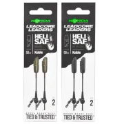 Montura Korda Kable Leadcore Leader Heli Safe, 50cm