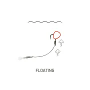 Porumb Flotant Delphin CorneX Pop Up, Rosu – Piersica cu Miere, 60buc