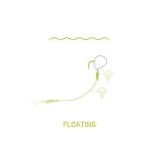 Porumb Flotant Delphin CorneX Pop Up – Usturoi, Alb, 60buc