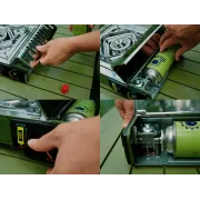 Aragaz Portabil Gaz Delphin INOXIA – 2000W, Inox ,Compact