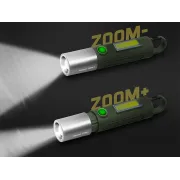 Lampa Camping Delphin TORIX – 170lm, Zoom, LED Verde