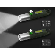 Lampa Camping Delphin TORIX – 170lm, Zoom, LED Verde