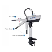 Motor Electric Barca Parsun Joy 1.2 – 3CP, Baterie Litiu 1440Wh