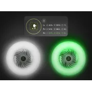 Ventilator cu Lampa Delphin VENTIX – LED 350lm, Power Bank 4400mAh