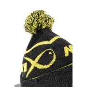 Fes Matrix Lime & Grey Bobble Hat