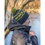 Fes Matrix Lime & Grey Bobble Hat
