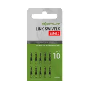 Varteje cu Agrafa Korum Smokescreen Link Swivels, 10buc/plic