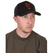 Sapca Fox Collection Baseball Cap, Black-Orange
