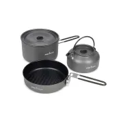 Set Vesela Fox Cookware 3 Piece Cook Set – Tigaie, Cratita și Ceainic