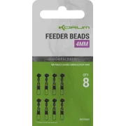 Vartej cu Margea Culisanta si Agrafa Korum Smokescreen Feeder Bead, 8buc/plic