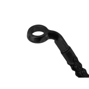 Hanger cu Lant Delphin INOX Black – Indicator de muscatura din otel inoxidabil