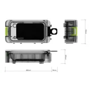 Set Cutii Delphin MagNEON, 80x41x24mm, 3buc/set
