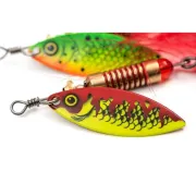 Lingurita Fox Rage Ultra UV Spinners Perch,Culoare Hot Perch, Nr.3, 11g