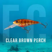 Vobler Salmo Rattlin Executor Floating, Clear Brown Perch, 5cm