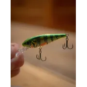 Vobler Salmo Rattlin Executor Floating, Clear Hot Perch, 5cm