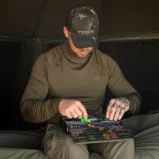 Bluza Termica Korda Mock Neck Thermal LS Shirt, Dark Olive