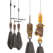 Fox Edges Heli-Clips – Clips pentru Montura Helicopter cu Plumb Pierdut