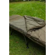 Pat Pescuit cu Sac de Dormit Fox Flatliner X MF8 – 8 picioare ,sac 5 sezoane