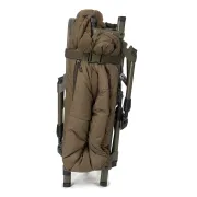 Pat + Sac de Dormit FOX Duralite All Season Sleep System, 6 Picioare, 207x79x34.5-43.5cm