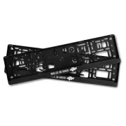 Suport Numar Auto 3D Delphin Angle on Board, 2buc/set