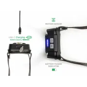 Lanterna de Cap ZFish Lumenix - 360 Lumeni, Senzor, USB-C, 75g