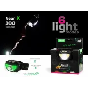 Lanterna de Cap ZFish Neonix - Senzor Miscare,360 Lumeni, Lumina Rosie Anti-Insecte