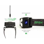 Lanterna de Cap ZFish Photonix - Senzor Miscare, 360 Lumeni, USB-C