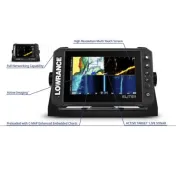Sonar pescuit Lowrance Elite FS 9 (ROW), sonda Active Imaging 3-in-1