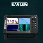 Sonar pescuit Lowrance Eagle 7, sonda TripleShot HD ROW
