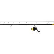 Combo BLACK CAT Hard Core Combo Allround Rod 2.7m, 500g, 2seg + Black Passion FD 80 Reel + Fir Textil