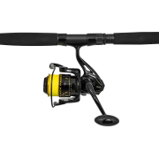 Combo BLACK CAT Hard Core Combo Spin Rod 2.4m, 20-200g, 2seg + Black Passion FD 50 Reel + Fir Textil