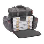 Geanta Accesorii Westin W4 Master Lure Bag + 5 Cutii, One Size, Titanium Black, 55x25x37cm