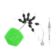 Opritoare ZFish Feeder Oval Stopper- S,M din Silicon - 12 buc/plic