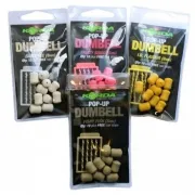 Pelete Flotante Korda Pop Up Dumbell + Free Hair Stops, 8mm, 10buc/plic