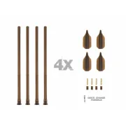 Tije interschimbabile ZFish Feeder Castig Tubes 14cm