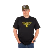 Tricou BLACK CAT Black Tee Distressed Logo