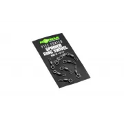 Vartej cu Anou si Agrafa Rapida Korda Spinner Ring Swivel PTFE Coated, Nr.11, 8buc/plic