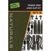 Kit Plumb Pierdut Fox Edges Naturals Power Grip Lead Clip, 5buc/plic