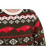 Pulover Tricotat Fox Xmas Jumper