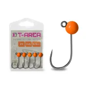 Jig Tungsten Delphin T-AREA BL,5 buc - Portocaliu Fluo