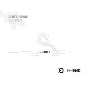 Agrafa cu vartej Delphin The End QuickS-T, Nr.4,10buc/plic