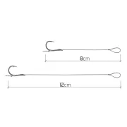 Carlige Legate Feeder Delphin Braided Sting Rig Chinu ,10 buc/buc