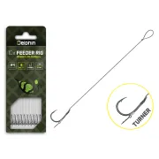 Carlige Legate Feeder Delphin Braided Sting Rig Turner, 10 buc/buc