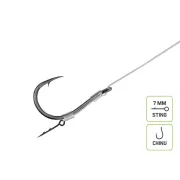 Carlige Legate Feeder Delphin Fluoro Sting Rig, 10 buc/plic