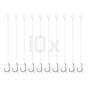 Carlige Legate Feeder Delphin Fluoro Sting Rig Turner, 10 buc/plic