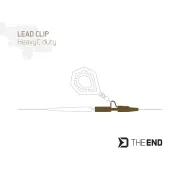 Clipsuri plumb pierdut Delphin HeavyC Duty The End,10buc/plic
