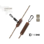Kit montura leadcore Delphin THE END Leadcore HELI, 80cm,45lbs,3buc/plic