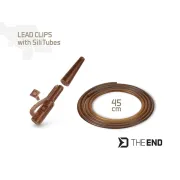 Montura plumb pierdut Delphin THE END ShrinkTube Safety Clip,45cm,7buc/plic